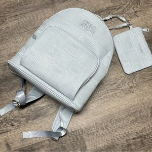 Blue Backpack with Pouch